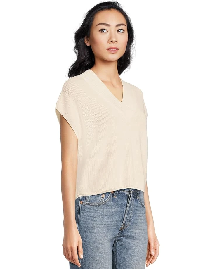 Lilla P Wide Trim V-neck Sweater | Sweaters 4 Lilla P Wide Trim V-neck Sweater | Sweaters - Image 2