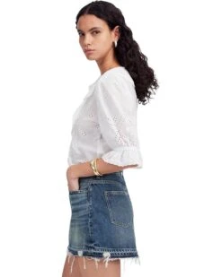 Madewell 5 Pocket Postage Stamp Denim Mini In Croswell | Skirts -Daily Wear Shop 71C63S9DnXL. AC SR736920