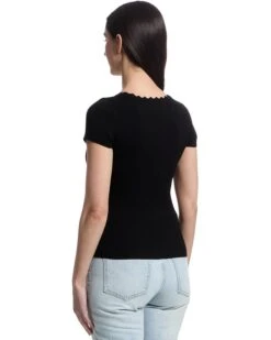 Lilla P Cap Sleeve Scallop Neck Sweater | Sweaters -Daily Wear Shop 71Cav1UV8pL. AC SR736920