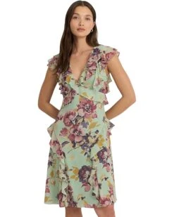 Lauren Ralph Lauren Floral Ruffle-Trim Georgette Dress | Dresses -Daily Wear Shop 71Cm6gDj7LL. AC SR736920
