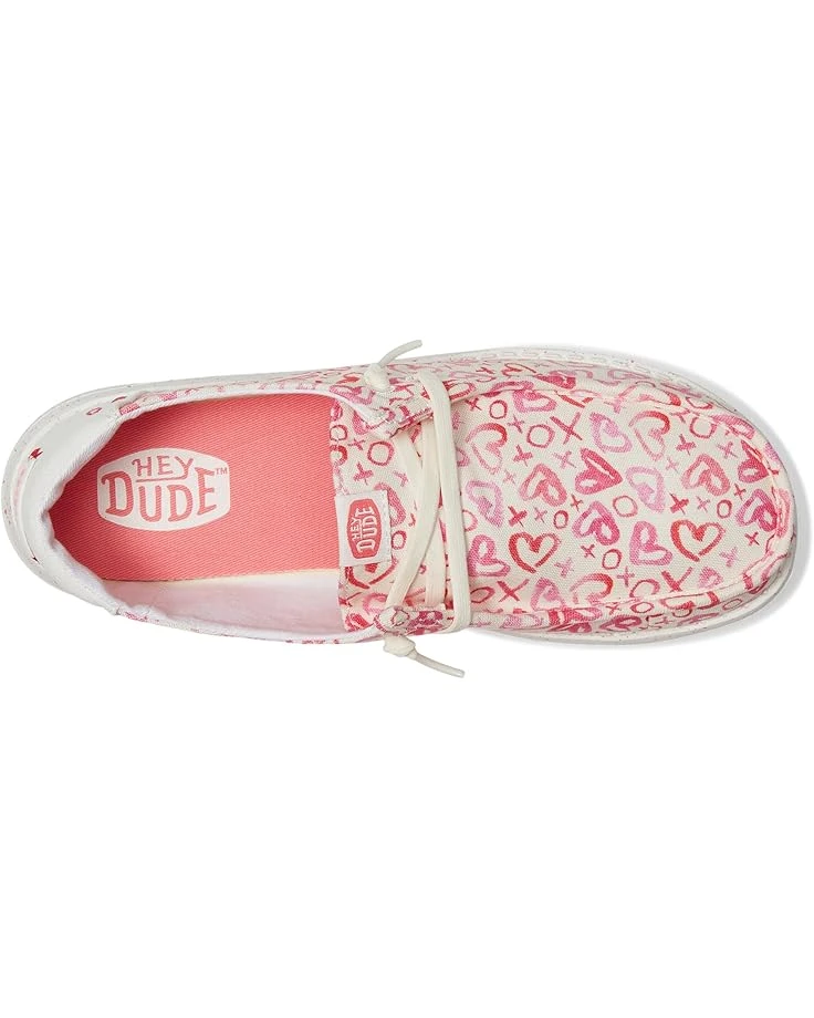 Hey Dude Kids Wendy Watercolor Hearts (Little Kid/Big Kid) | Sneakers & Athletic Shoes 4 Hey Dude Kids Wendy Watercolor Hearts (Little Kid/Big Kid) | Sneakers & Athletic Shoes - Image 2