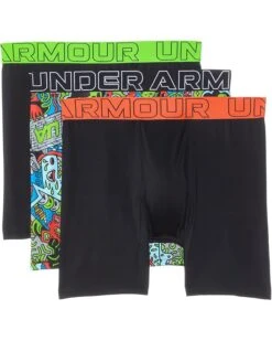 Under Armour Kids Performance Tech Prints 3-Pack Boxer Briefs (Big Kids) | Underwear -Daily Wear Shop 71DRyTxGL. AC SR736920