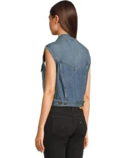 Levi's® Premium Shrunken 90s Vest | Coats & Outerwear -Daily Wear Shop 71EK2Y4lrkL. AC SR736920