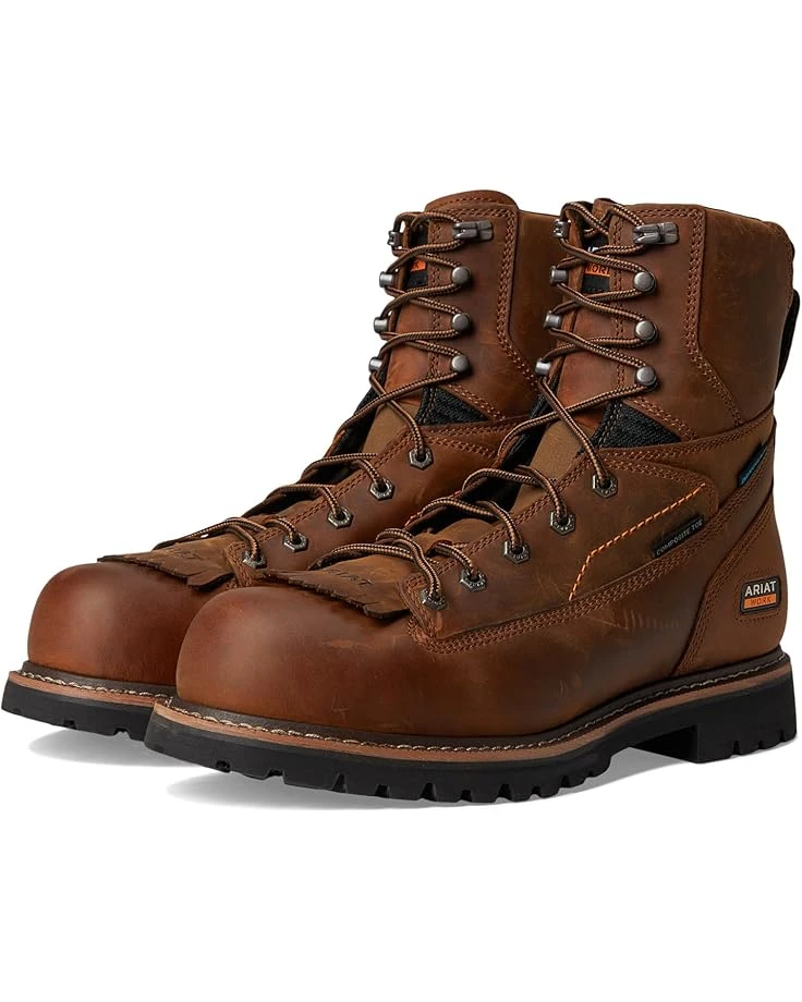 Ariat Longview Shock Shield 8" Waterproof Composite Toe Work Boots 3 Ariat Longview Shock Shield 8" Waterproof Composite Toe Work Boots