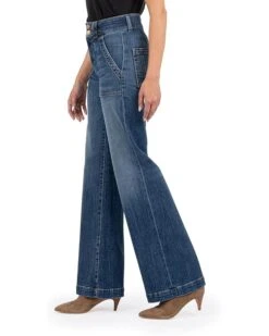 KUT from the Kloth JODI HIGH RISE WIDE LEG -PORKCHOP FRONT POCKETS | Jeans -Daily Wear Shop 71ET4CsJ6NL. AC SR736920