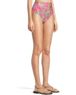 BECCA Polynesia Lily Textured Rolled High Waist Bottom | Swimwear -Daily Wear Shop 71ExVebVKZL. AC SR736920