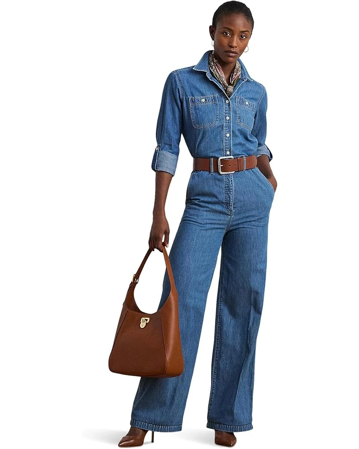 Lauren Ralph Lauren Denim Wide Leg Jumpsuit | Jumpsuits & Rompers 3 Lauren Ralph Lauren Denim Wide Leg Jumpsuit | Jumpsuits & Rompers