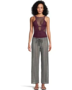 BECCA Waterway Crochet Split Leg Pant Cover-Up | Swimwear -Daily Wear Shop 71Gg6n0fZuL. AC SR736920
