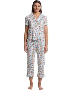 Kate Spade New York Short Sleeve Cropped PJ Set | Sleepwear -Daily Wear Shop 71Gp25gGL. AC SR736920