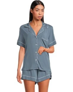 Eberjey Gisele Relaxed Short PJ Set | Sleepwear -Daily Wear Shop 71HEnmODzXL. AC SR736920