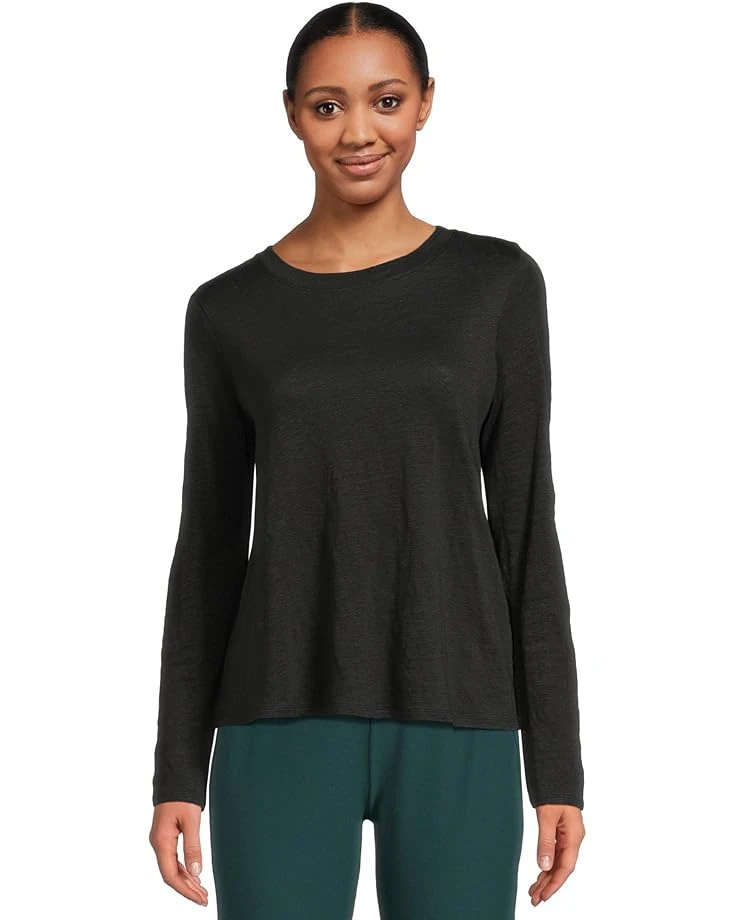 Eileen Fisher Crew Neck Long Sleeve Tee | Shirts & Tops 3 Eileen Fisher Crew Neck Long Sleeve Tee | Shirts & Tops