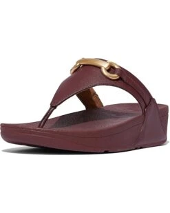 FitFlop Lulu Chunky-Snaffle Leather Toe-Post Sandals -Daily Wear Shop 71HvoAn142L. AC SR736920