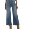 KUT from the Kloth Petite Meg High-Rise Wide Leg Exposed Button Raw Hem Patch Pockets in Prevent | Jeans -Daily Wear Shop 71IPTuPLYCL. AC SR736920
