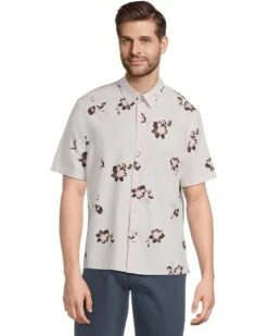 Vince Cascading Floral Short Sleeve | Shirts & Tops