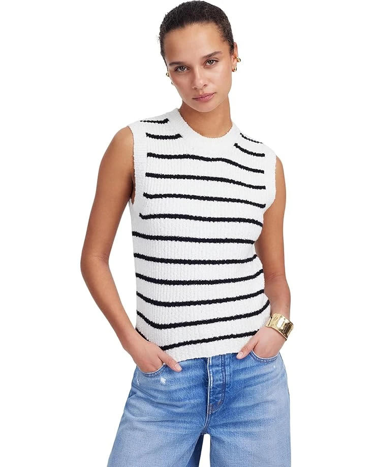 Madewell Stripe Seneca Cotton Boucle Tank | Sweaters 3 Madewell Stripe Seneca Cotton Boucle Tank | Sweaters