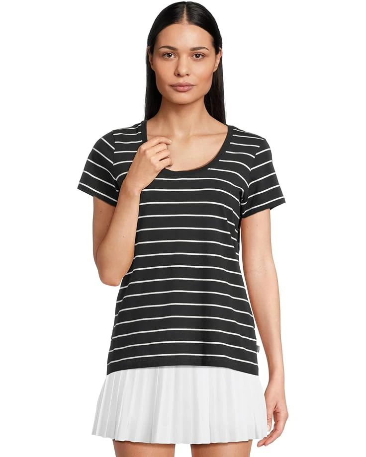 L.L.Bean Soft Stretch Supima Tee Scoopneck Short-Sleeve Stripe | Shirts & Tops 3 L.L.Bean Soft Stretch Supima Tee Scoopneck Short-Sleeve Stripe | Shirts & Tops