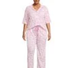 Karen Neuburger Plus Size Rose Gardens Notch Collar Girlfriend Pajama Set | Sleepwear 1 Karen Neuburger Plus Size Rose Gardens Notch Collar Girlfriend Pajama Set | Sleepwear -Daily Wear Shop 71KUXfF TCL. AC SR736920