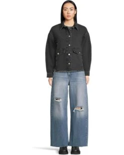 AllSaints Hettie Stud Shacket | Coats & Outerwear -Daily Wear Shop 71LIna8J27L. AC SR736920