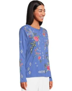 Johnny Was Raw Seam Henley | Shirts & Tops -Daily Wear Shop 71LzdBvqeKL. AC SR736920