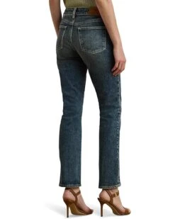 Lauren Ralph Lauren Mid-Rise Straight Ankle Jeans -Daily Wear Shop 71MHqWizzcL. AC SR736920