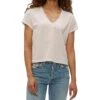 Michael Stars Harlan Cropped V-neck Tee | Shirts & Tops -Daily Wear Shop 71MZswn9TQL. AC SR736920