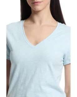 Lilla P Short Sleeve Back Seam V-neck | Shirts & Tops -Daily Wear Shop 71NFMY9X31L. AC SR736920