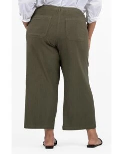 KUT from the Kloth Plus Size Topaz-Wide Leg Pant W/Porkchop Pockets | Jeans -Daily Wear Shop 71Nz9zkc5sL. AC SR736920