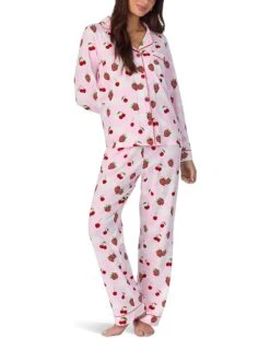 Bedhead PJs Long Sleeve Cotton Knit Classic Pajama Set | Sleepwear -Daily Wear Shop 71O eONLtfL. AC SR736920