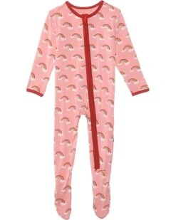 Kickee Pants Kids Print Footie with 2 Way Zipper (Infant) | Baby One Pieces -Daily Wear Shop 71ORHmKj8SL. AC SR736920