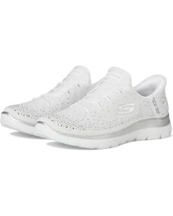 SKECHERS Summits Brilliant Shine Hands Free Slip-INS | Sneakers & Athletic Shoes -Daily Wear Shop 71OfUvfco6L. AC SR736920