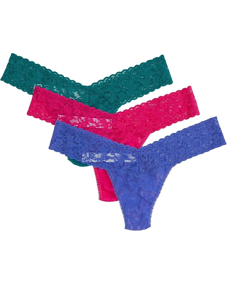 Hanky Panky Signature Lace Low Rise Thong 3-Pack | Underwear & Intimates 8 Hanky Panky Signature Lace Low Rise Thong 3-Pack | Underwear & Intimates - Image 6