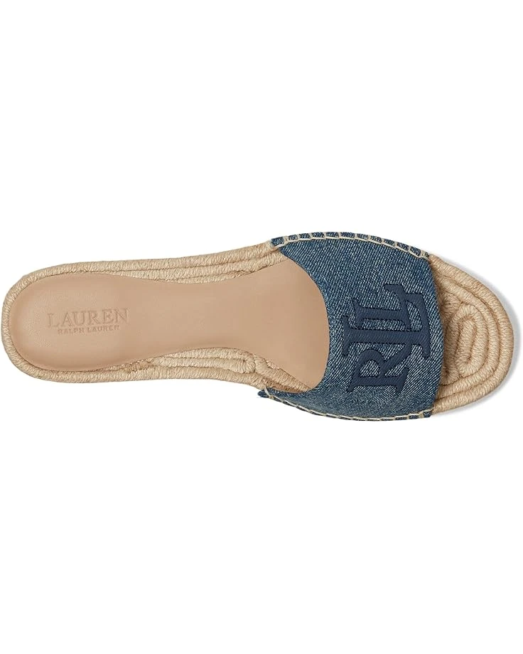 Lauren Ralph Lauren Polly Washed Denim Espadrille | Sandals 4 Lauren Ralph Lauren Polly Washed Denim Espadrille | Sandals - Image 2