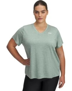 Under Armour Plus Size Tech Short Sleeve V-Neck Twist | Shirts & Tops -Daily Wear Shop 71Q0KRYO10L. AC SR736920