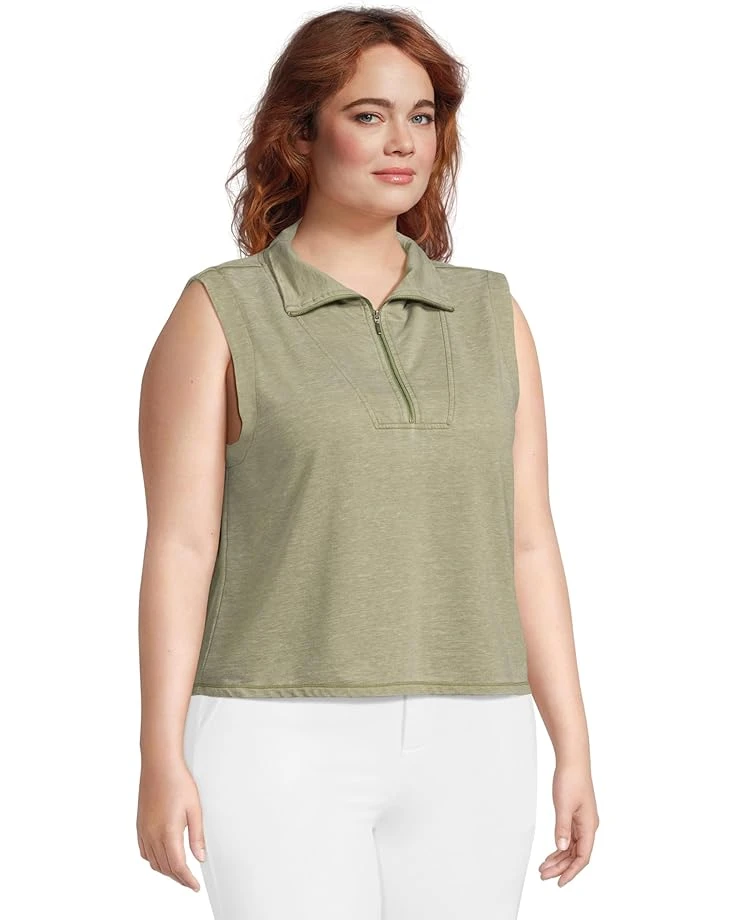 Mod-o-doc Half Zipped Sleeveless Sweatshirt | Hoodies & Sweatshirts 4 Mod-o-doc Half Zipped Sleeveless Sweatshirt | Hoodies & Sweatshirts - Image 2