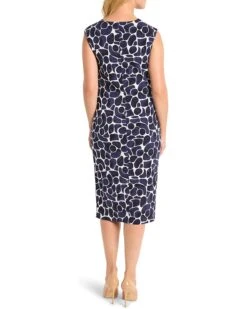 NIC+ZOE Petite Geo Pebble Side Ruche Dress | Dresses -Daily Wear Shop 71QjYE5KzzL. AC SR736920