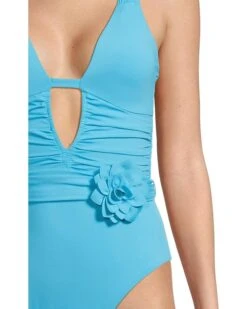 BECCA Garden Of Eden Magnolia Plunge One Piece | Swimwear -Daily Wear Shop 71RTa9IHSLL. AC SR736920