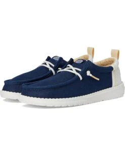 Hey Dude Kids Wally Summer Linen (Little Kid/Big Kid) | Sneakers & Athletic Shoes