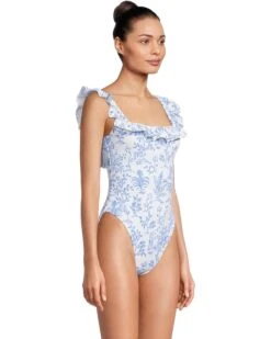 Lilly Pulitzer Aemma Ruffle One-Piece | Swimwear -Daily Wear Shop 71SLbqfannL. AC SR736920