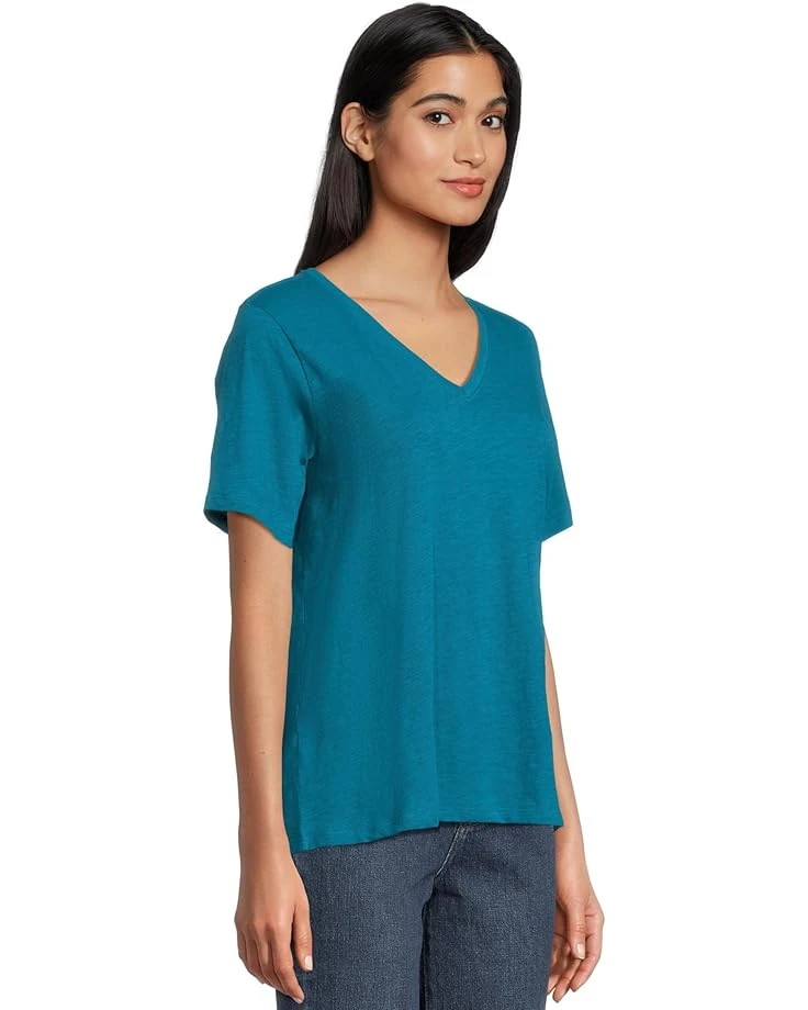 Eileen Fisher V-Neck Short Sleeve Tee | Shirts & Tops 4 Eileen Fisher V-Neck Short Sleeve Tee | Shirts & Tops - Image 2