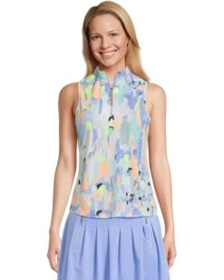 Jamie Sadock Shibuya Print Sleeveless Top | Shirts & Tops