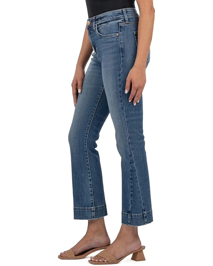 KUT from the Kloth Kelsey High Rise Ankle Flare- Wide Hem Side Inset | Jeans 5 KUT from the Kloth Kelsey High Rise Ankle Flare- Wide Hem Side Inset | Jeans - Image 3
