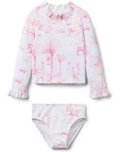 Janie and Jack Animal Print Rashguard Swim (toddler/Little Kid/Big Kid) | Swimwear