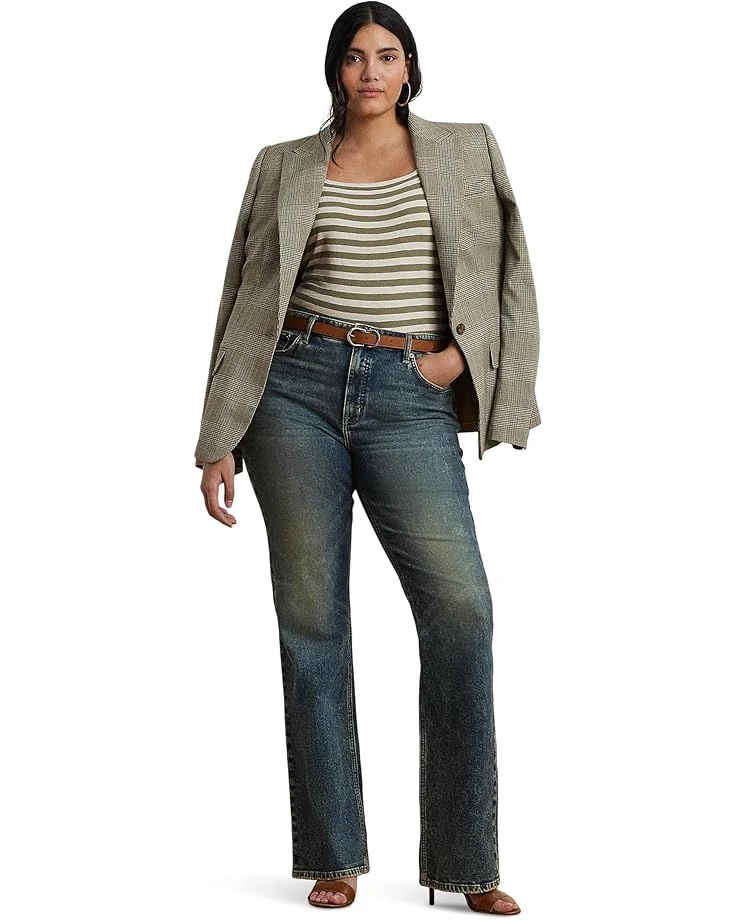 Lauren Ralph Lauren Plus Size Dalmaz Mid Sleeve T-Shirt | Shirts & Tops 6 Lauren Ralph Lauren Plus Size Dalmaz Mid Sleeve T-Shirt | Shirts & Tops - Image 4