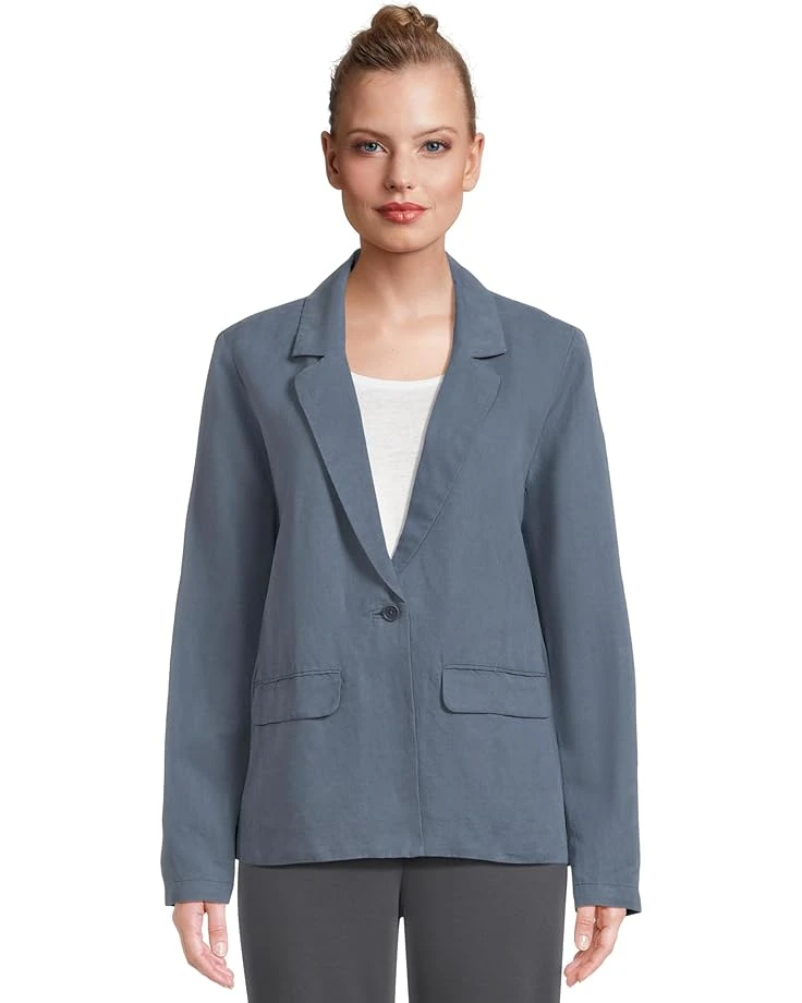 Eileen Fisher Notch Collar Blazer | Coats & Outerwear 3 Eileen Fisher Notch Collar Blazer | Coats & Outerwear