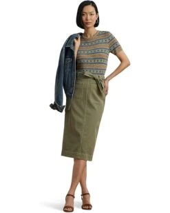Lauren Ralph Lauren Belted Cotton Twill Pencil Skirt | Skirts 9 Lauren Ralph Lauren Belted Cotton Twill Pencil Skirt | Skirts -Daily Wear Shop 71Wka8hFAaL. AC SR736920