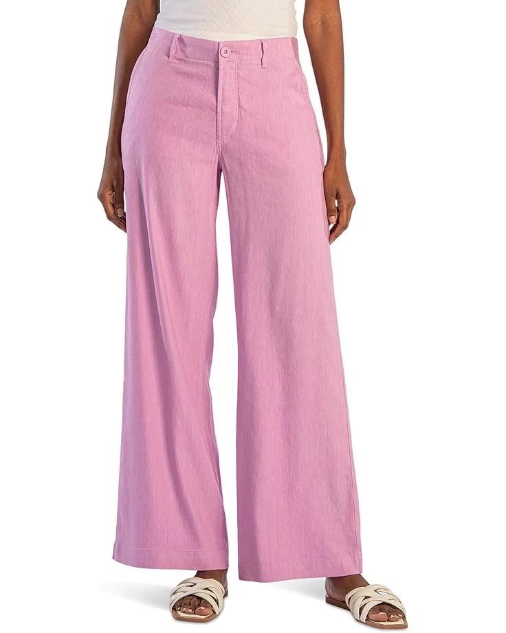 KUT from the Kloth Petite Meg High-Rise Wide Leg Pants in Orchid | Jeans 3 KUT from the Kloth Petite Meg High-Rise Wide Leg Pants in Orchid | Jeans