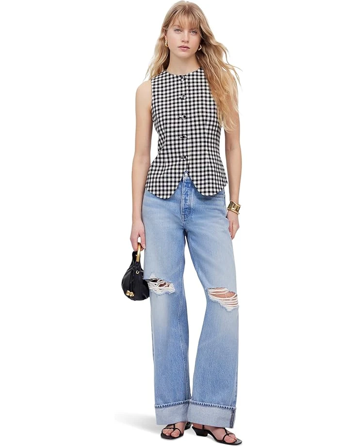 Madewell Bayley Vest - Gingham Suiting | Coats & Outerwear 7 Madewell Bayley Vest - Gingham Suiting | Coats & Outerwear - Image 5