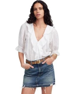 Madewell 5 Pocket Postage Stamp Denim Mini In Croswell | Skirts