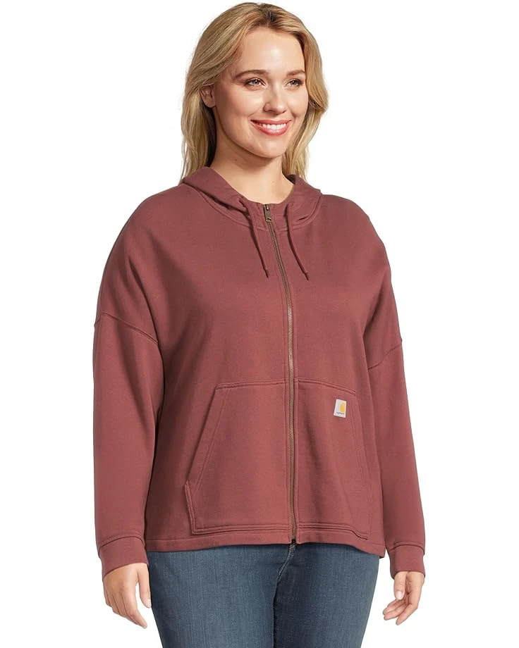 Carhartt Plus Size TENCEL™ Fiber Series Loose Fit Full-Zip Sweatshirt | Hoodies & Sweatshirts 4 Carhartt Plus Size TENCEL™ Fiber Series Loose Fit Full-Zip Sweatshirt | Hoodies & Sweatshirts - Image 2