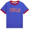 Polo Ralph Lauren Kids Baseball-Logo Cotton Jersey Tee (Toddler/Little Kid) | Shirts & Tops